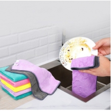 抹布30*30cm 去油污布5片裝加厚雙面